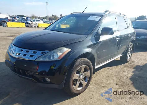 2005 Nissan Murano Sl from USA, damaged, VIN JN8AZ08W55W407341